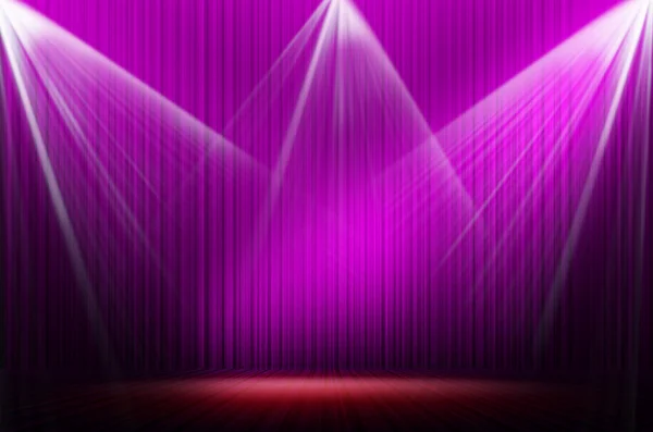 Фіолетове сценічне світло як фон — стокове фото