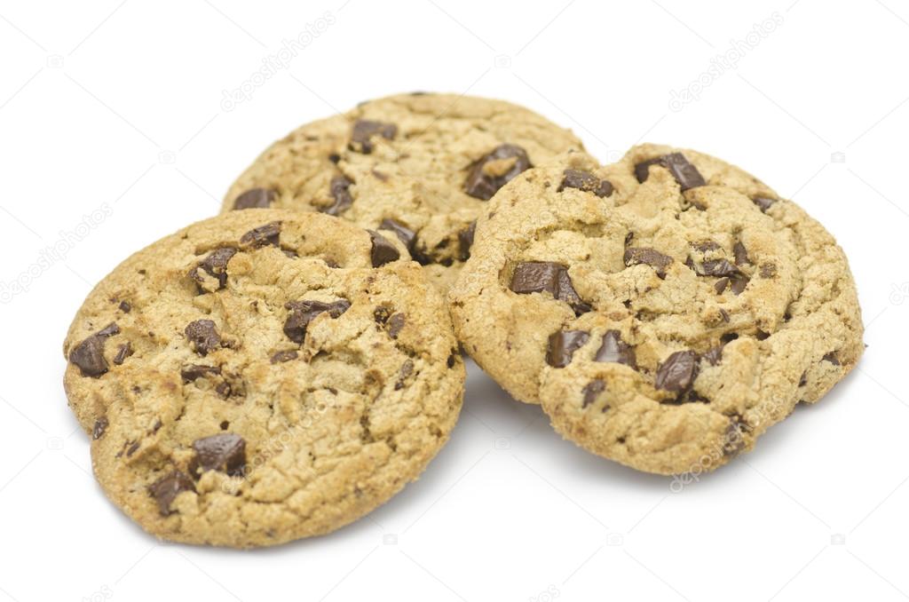chocolate chunk crispy cookies