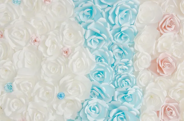 Fondo rosas de papel — Foto de Stock