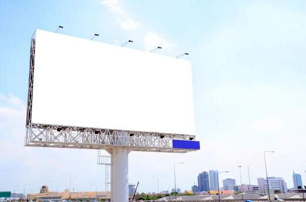 Blank billboard ready for advertisement — Stock Photo, Image