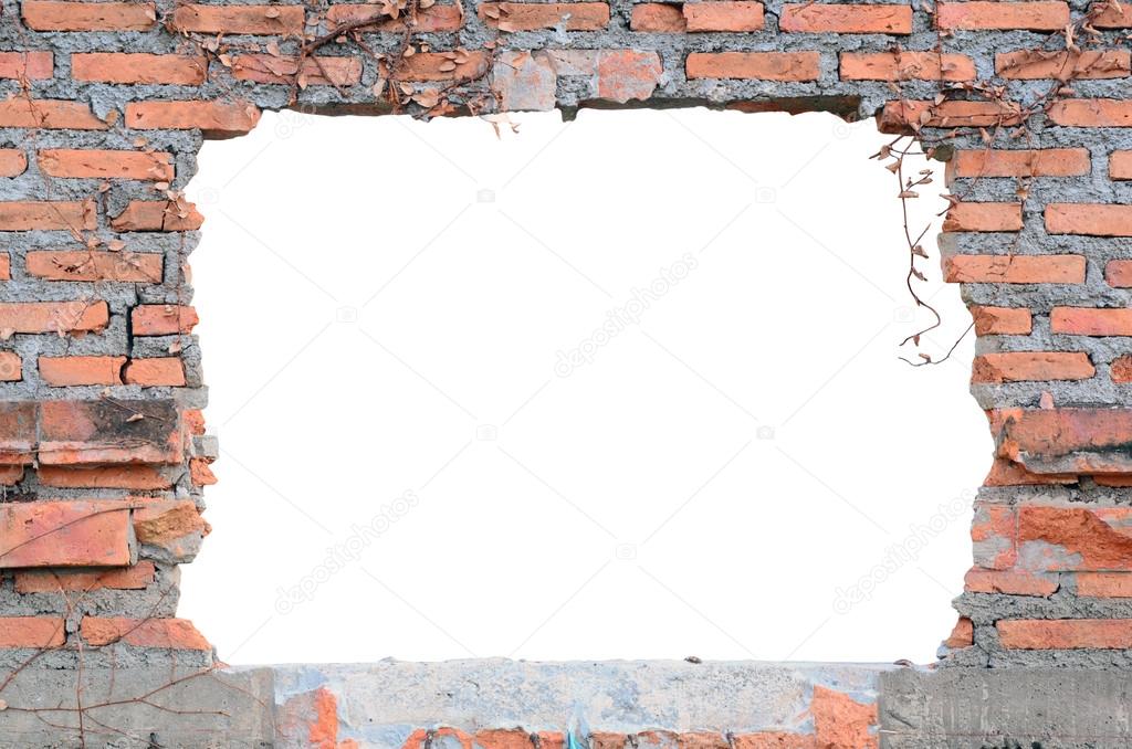 hole in the brick wall