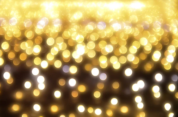 Gold bokeh for Christmas background — Stock Photo, Image