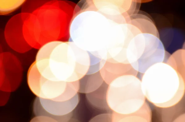 Bokeh from street light as christmas background — Stock Photo, Image