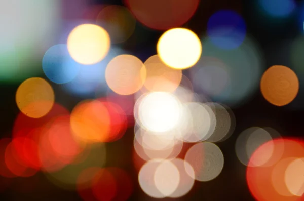 Night bokeh as christmas background — Stock Photo, Image