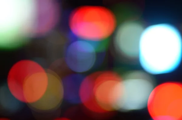 Night bokeh as christmas background — Stock Photo, Image