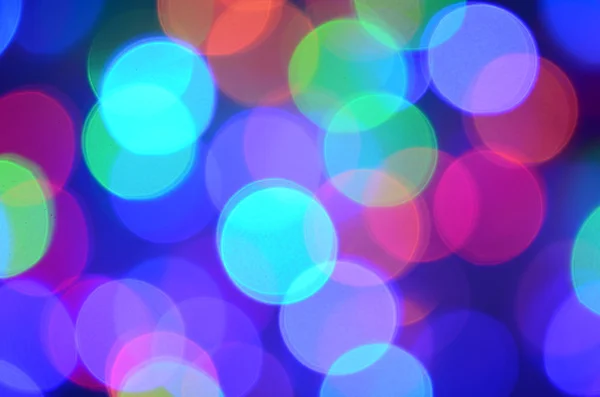 Night bokeh as christmas background — Stock Photo, Image