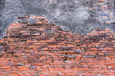 Eski tuğla duvar dokusunun arkaplanı