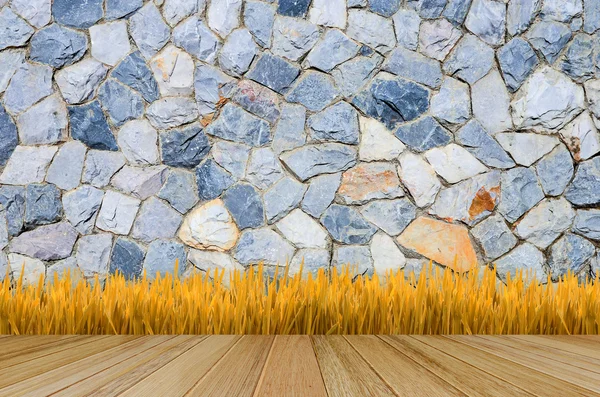 Grunge stone wall as background — Stock Photo, Image