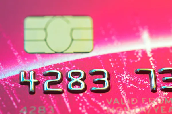 Parte do cartão de crédito para fundo comercial — Fotografia de Stock