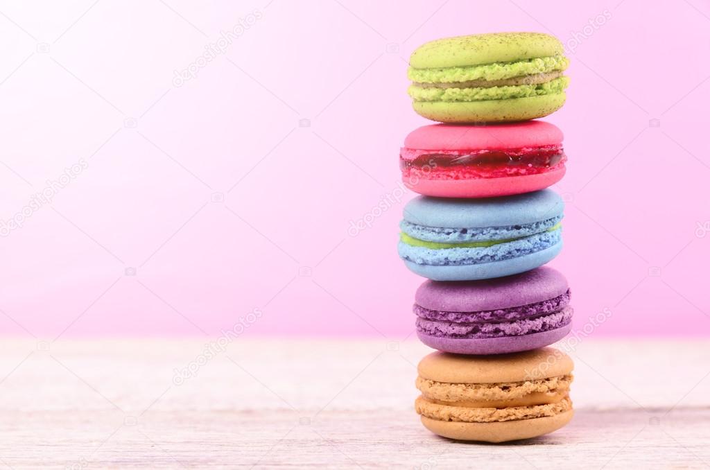 colorful macarons for break times