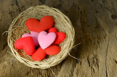 kalp şeklinde sepet grubu