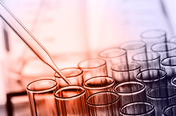 laboratory test tubes