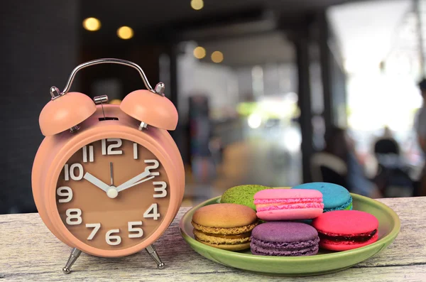 Colorful macarons for break times — Stock Photo, Image