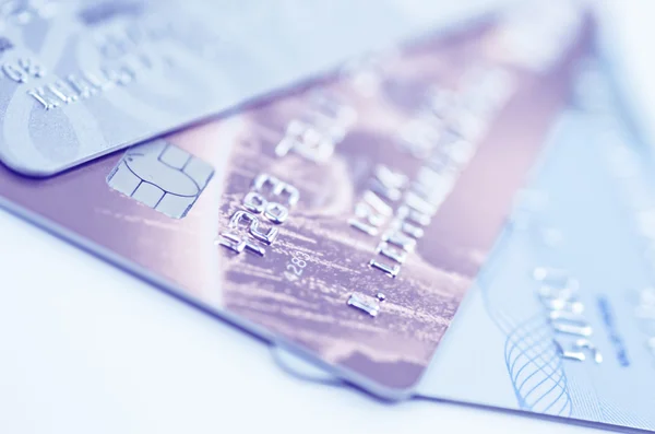 Credit cards background — Stock Photo, Image