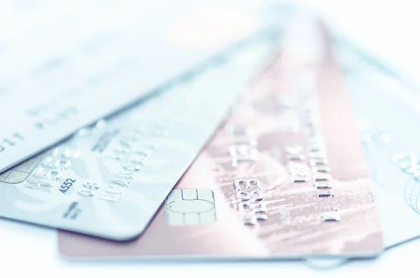 Fundo dos cartões de crédito — Fotografia de Stock
