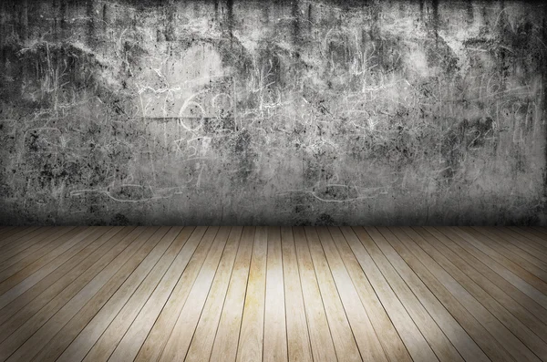 Textura de parede grunge velho e piso de madeira — Fotografia de Stock