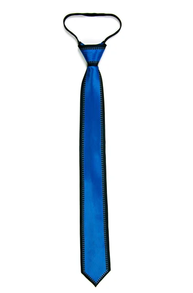 Blue Neck Tie on White Background — Stock Photo, Image