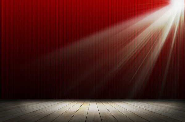 Red stage light as background — Stock Photo, Image