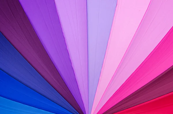 Colorful fabric texture of umbrella for background — Stock Photo, Image