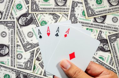 el ve dört as, oyun kartları