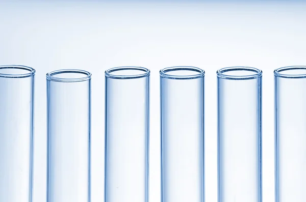 Tubos de ensaio de laboratório científico — Fotografia de Stock