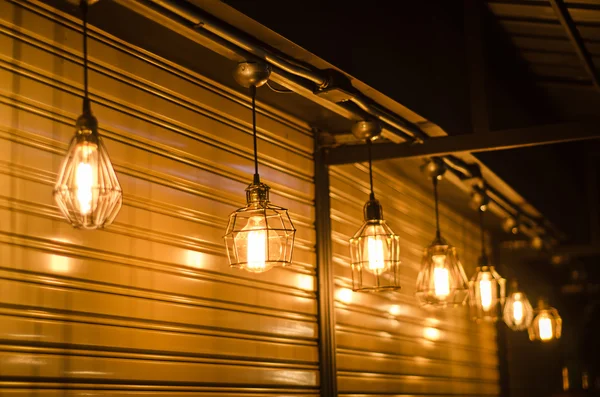 Vintage aydınlatma dekor