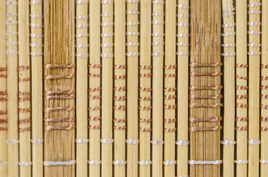 Bambu perde desen malzeme