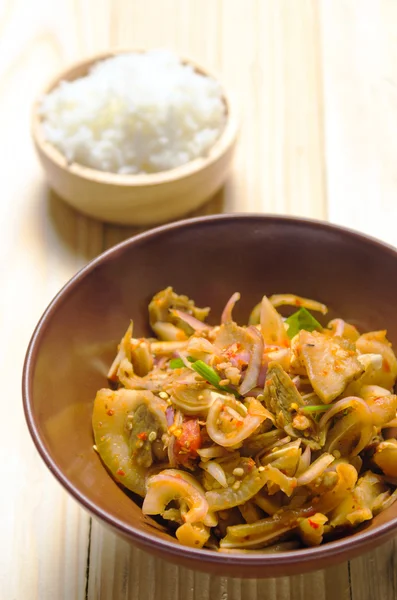 Thai Spicy pork salad — Stock Photo, Image