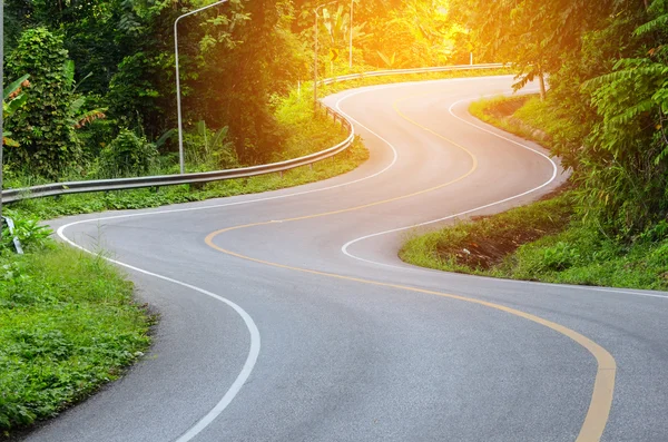 Curva de la carretera — Foto de Stock