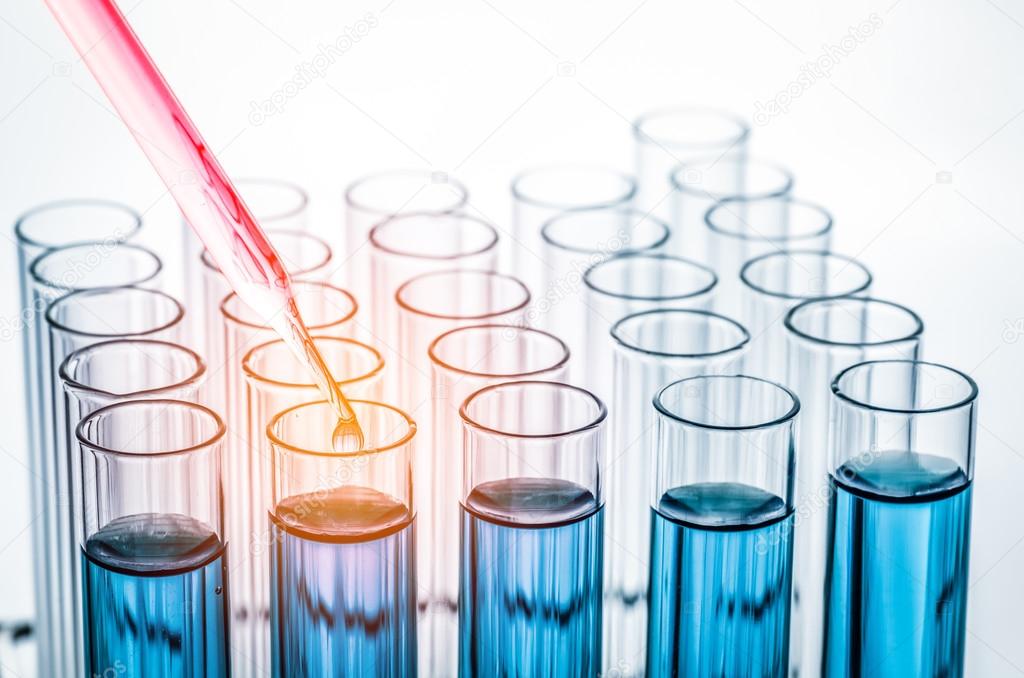 science laboratory test tubes