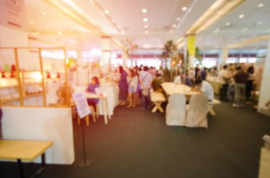 arka plan için insanlarla soyut bulanık olay