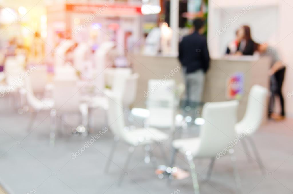 abstract blurred event with people for background