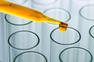 bilim laboratuvar pipet tüp arka plan, teslimi ile l