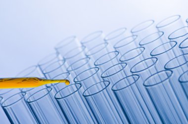 bilim laboratuvar pipet tüp arka plan, teslimi ile l