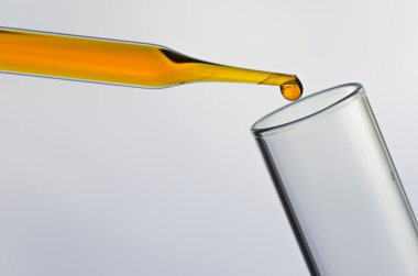bilim laboratuvar pipet tüp arka plan, teslimi ile l