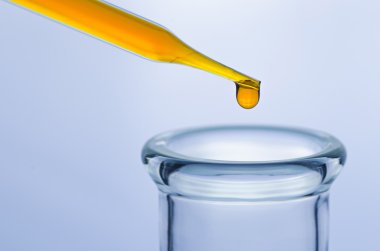 bilim laboratuvar pipet tüp arka plan, teslimi ile l