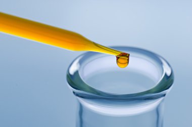bilim laboratuvar pipet tüp arka plan, teslimi ile l