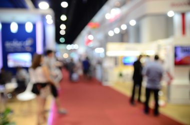 arka plan için insanlarla soyut bulanık olay