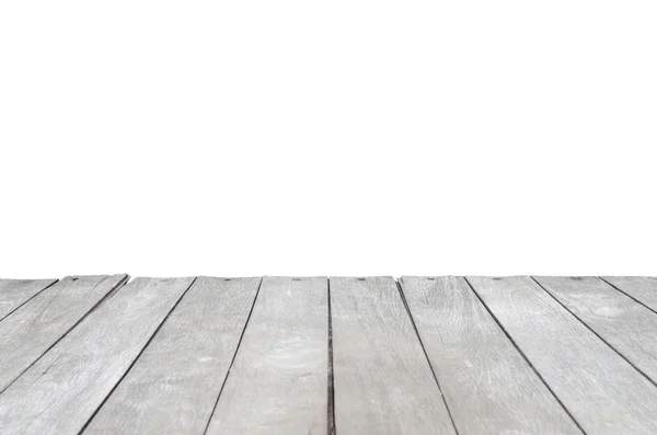 Stare drewno tekstury tabeli na białym tle — Zdjęcie stockowe