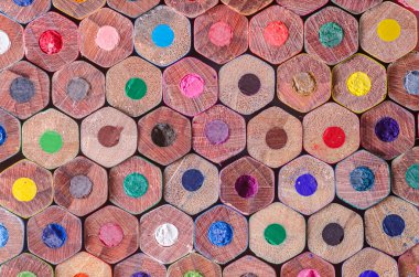 arkaplan olarak renk kalemleri