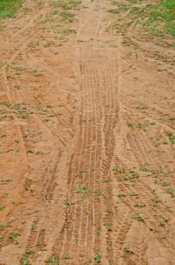 Kırsal alanda çakıl yol