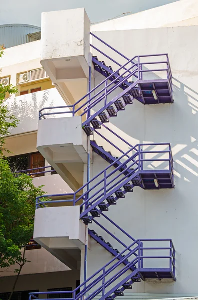 External fire escape staircase — Stock Photo, Image