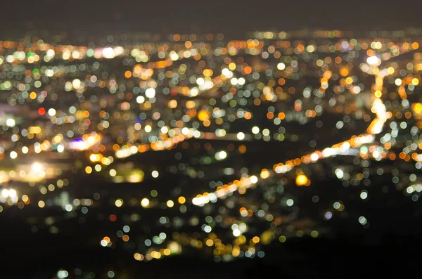 Night city bokeh background — Stock Photo, Image