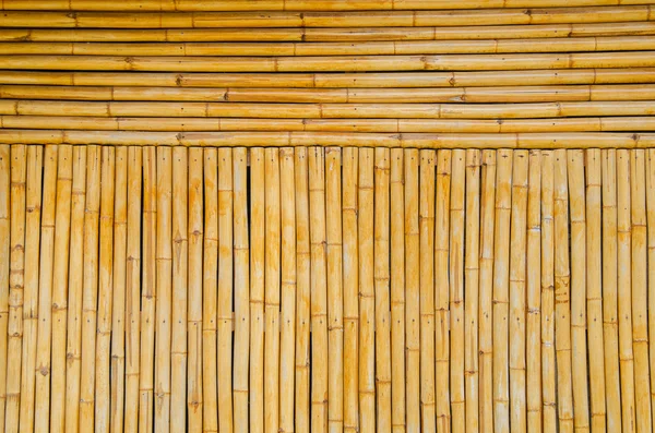 Parede de bambu para fundo — Fotografia de Stock