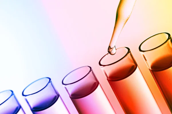 과학 실험실 테스트 튜브 — 스톡 사진