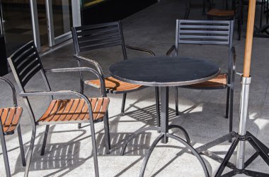 coffee shop table set