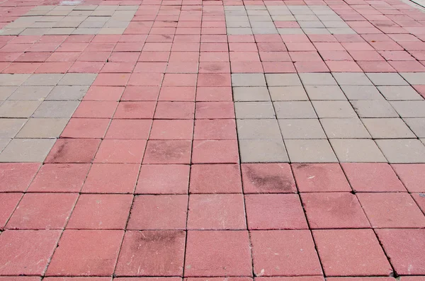 Red tiles floor background — Stock Photo, Image