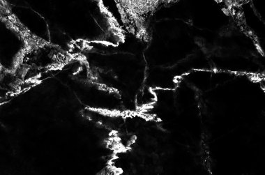 siyah ve beyaz ses tonuyla Mermer yüzey dokusu