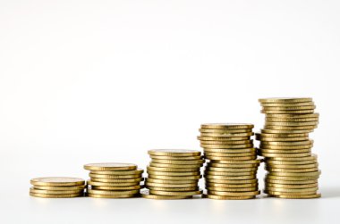 Altın sikke yığını