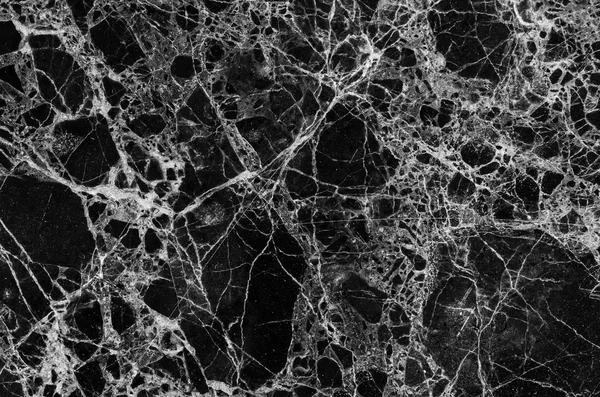 Tekstur permukaan batu marmer dalam warna hitam dan putih — Stok Foto